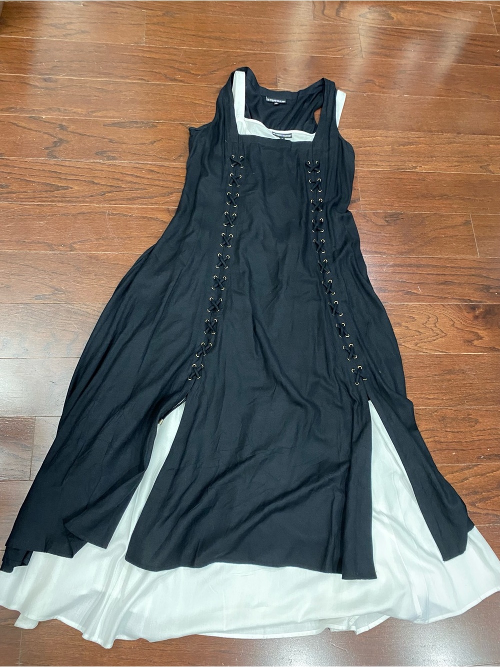 The Pyramid Collection Medieval Renaissance Goth  Corset Maxi Sleeveless Dress L